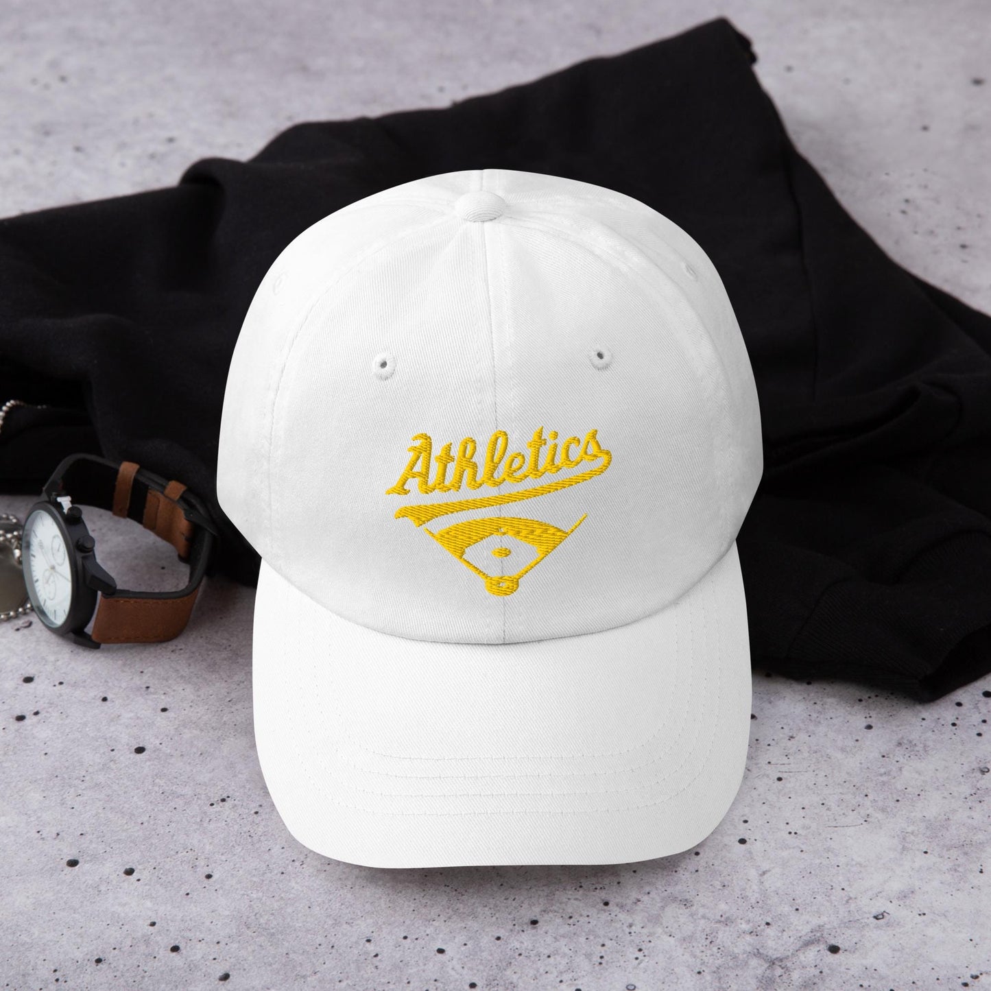 Athletics baseball cap (gold)