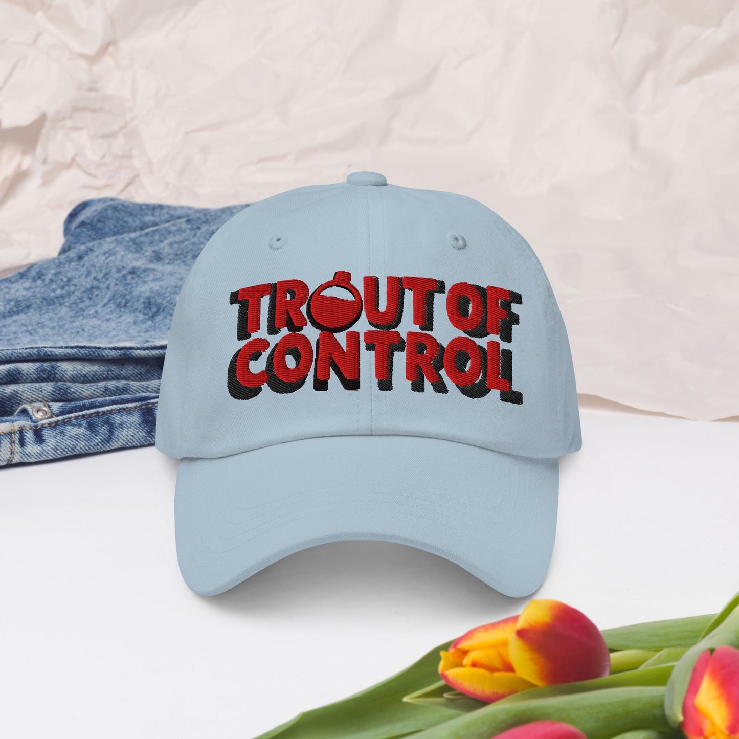 Trout of Control Fishing Cap