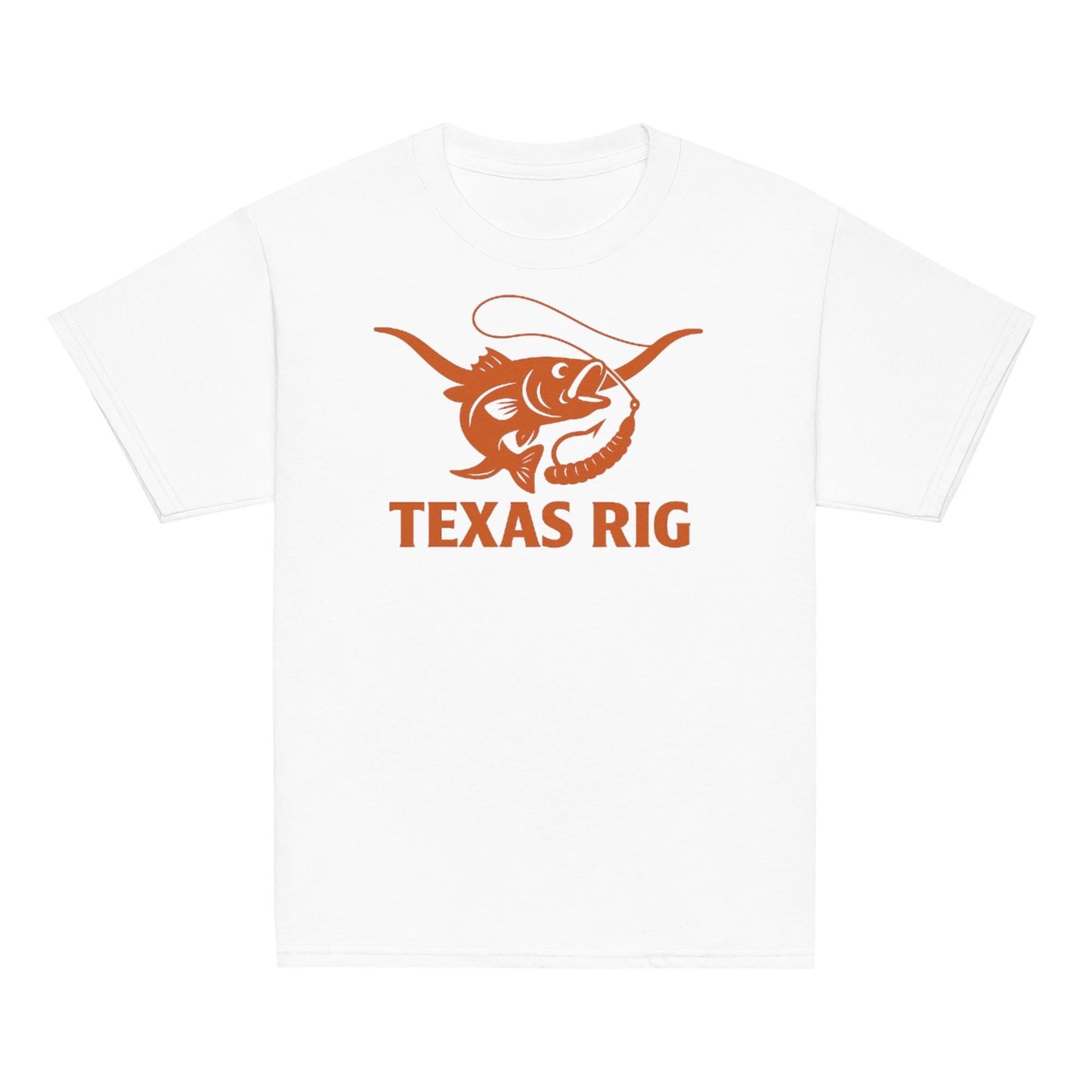 Texas Rig Kids Shirt – Bass Fishing Youth Tee – Outdoors Kid Gift – Texas Pride Shirt Youth classic tee