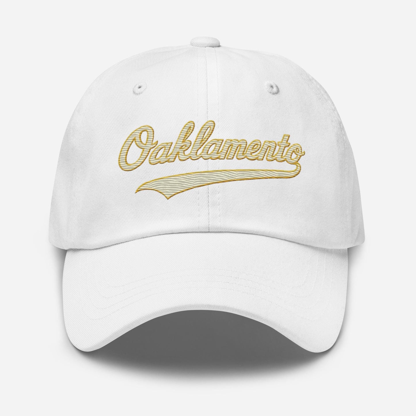 Oaklamento Hat – Embroidered Baseball Cap for A’s Fans | Oakland to Sacramento Relocation Cap