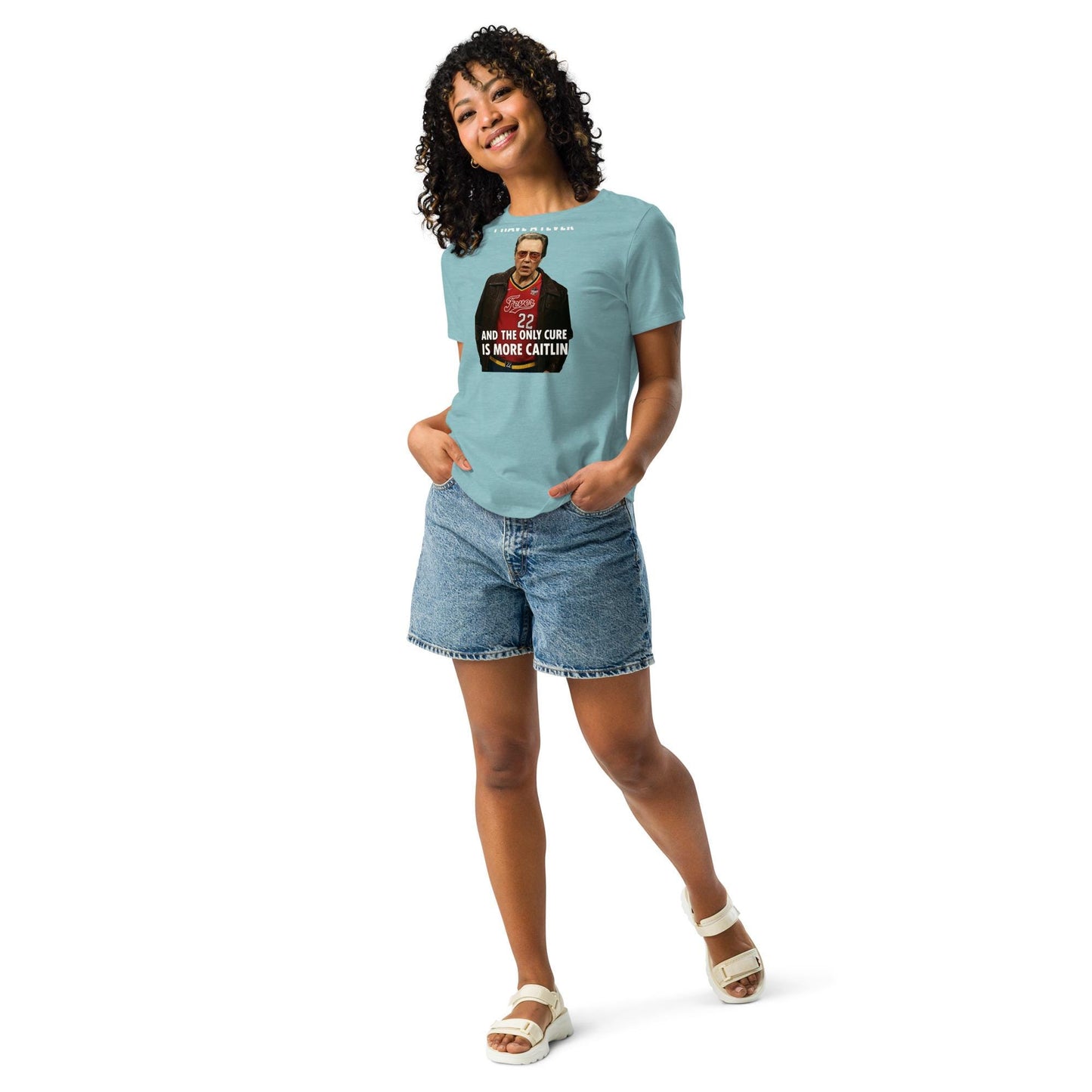 Caitlyn Clark Fever Cowbell Women&#39;s Relaxed T-Shirt