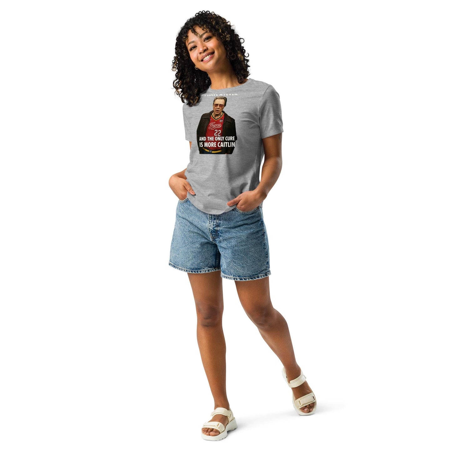 Caitlyn Clark Fever Cowbell Women&#39;s Relaxed T-Shirt