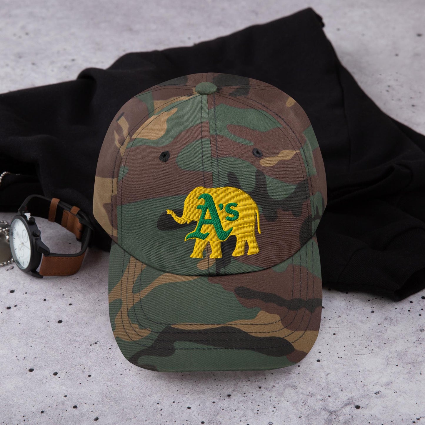 A&#39;s Elephant (gold) cap