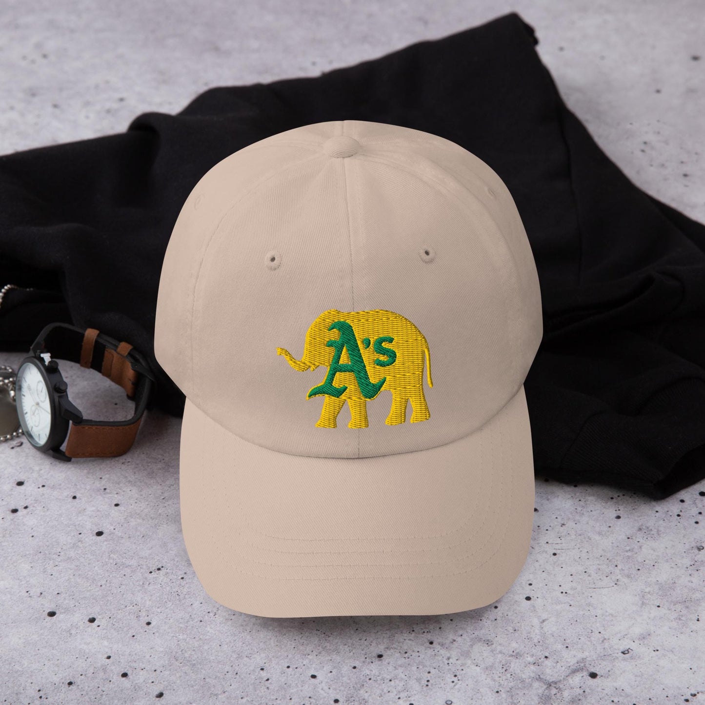 A&#39;s Elephant (gold) cap