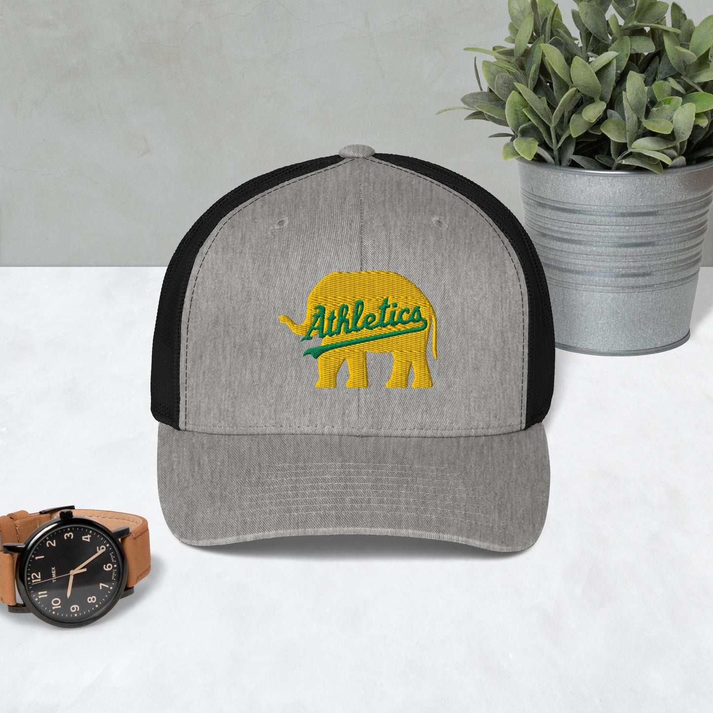 Athletics Elephant (gold) Trucker Cap