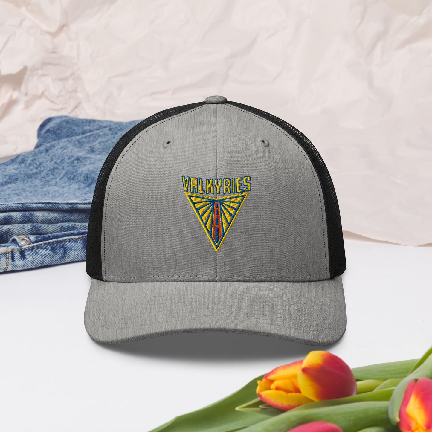 Valkyries/Warriors Golden Gate Trucker cap