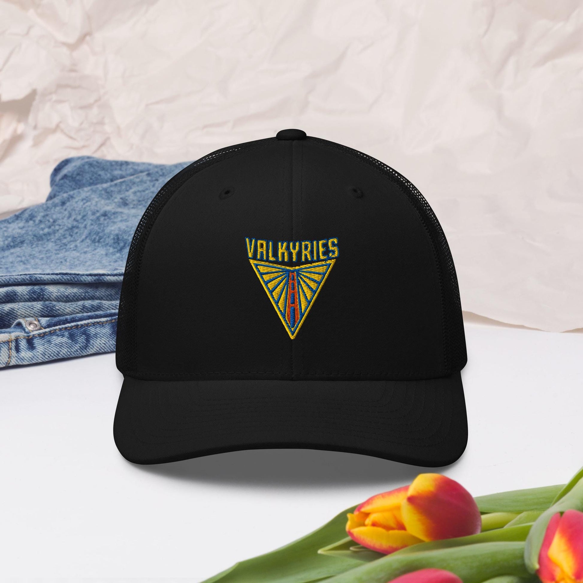 Valkyries/Warriors Golden Gate Trucker cap