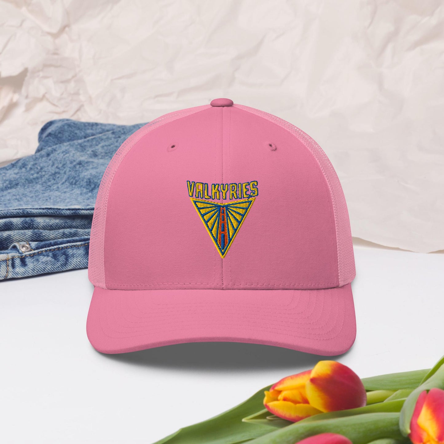 Valkyries/Warriors Golden Gate Trucker cap