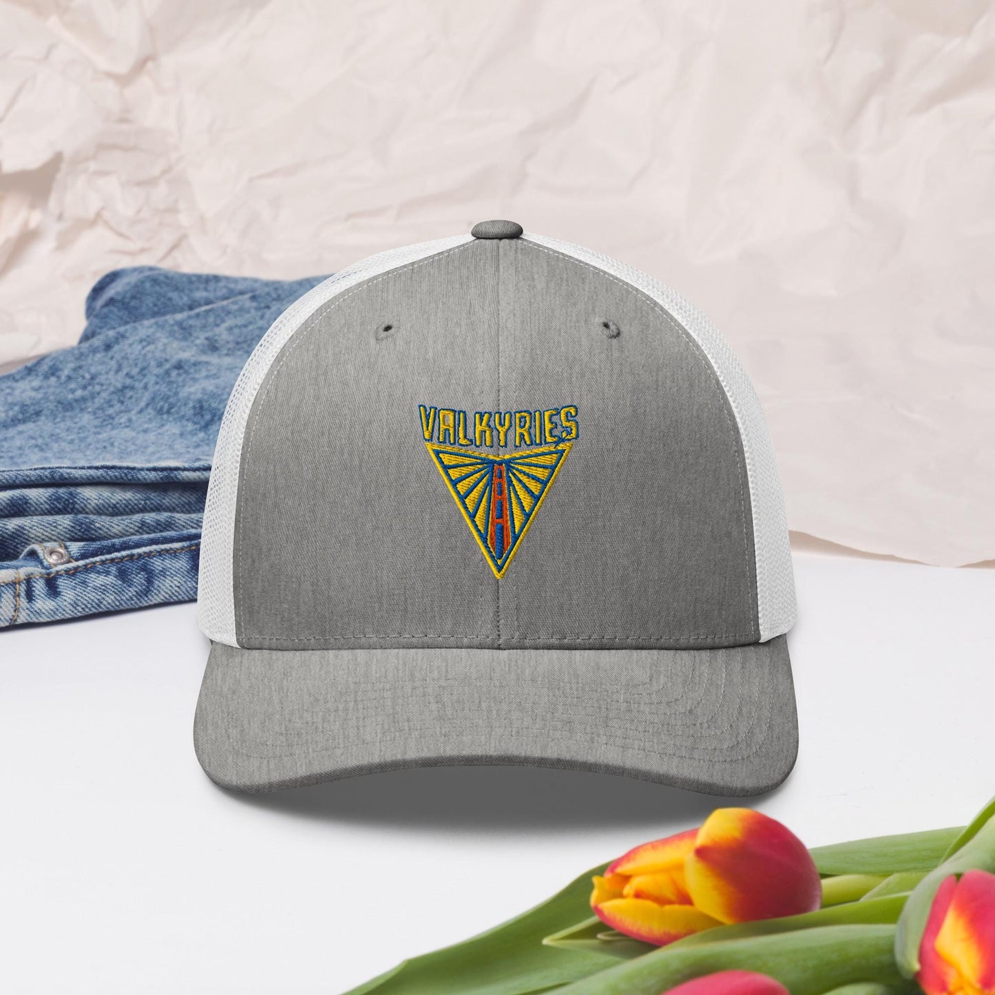 Valkyries/Warriors Golden Gate Trucker cap