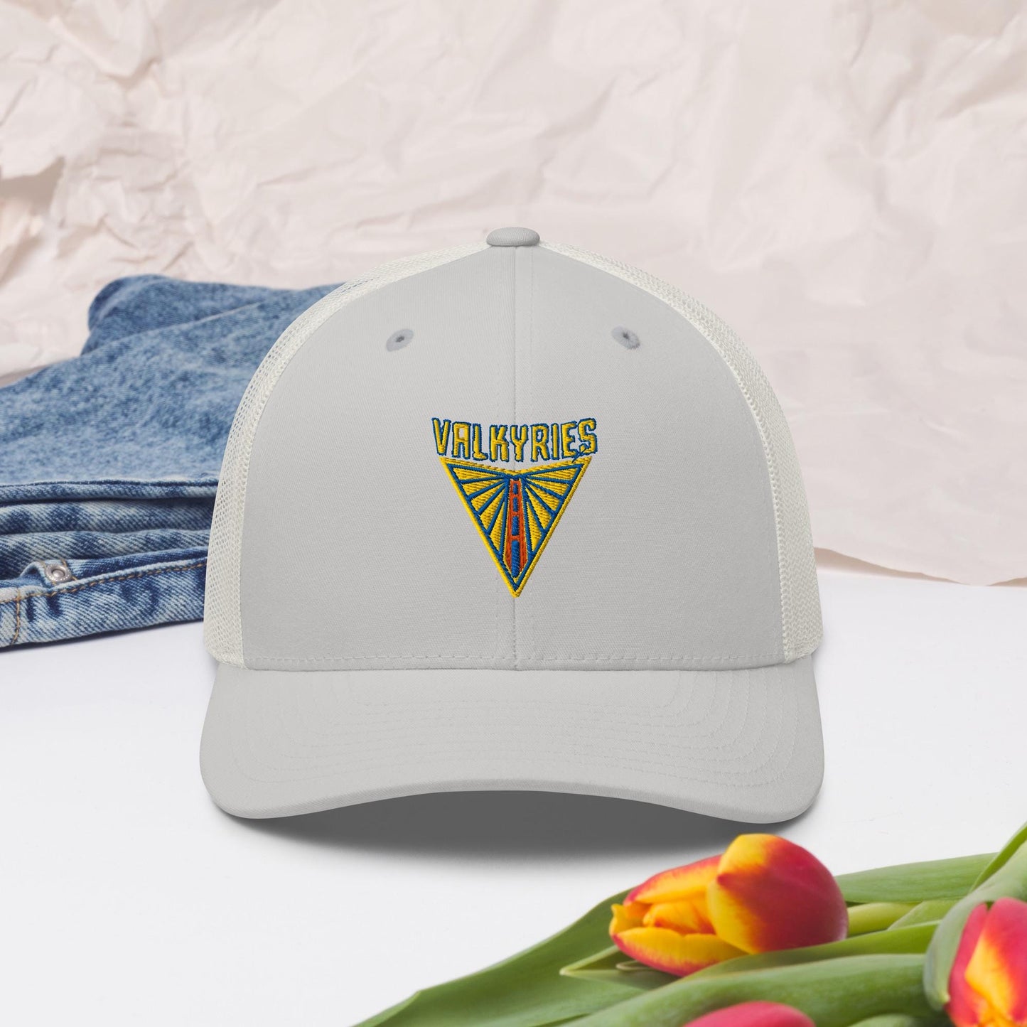 Valkyries/Warriors Golden Gate Trucker cap
