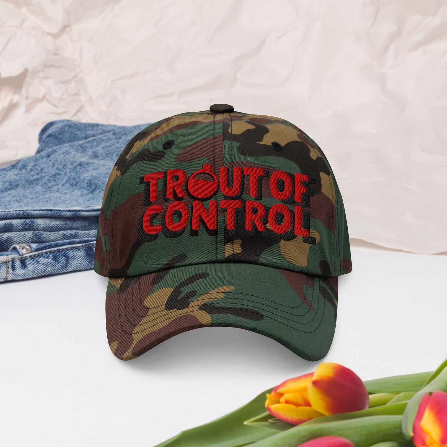 Trout of Control Fishing Cap