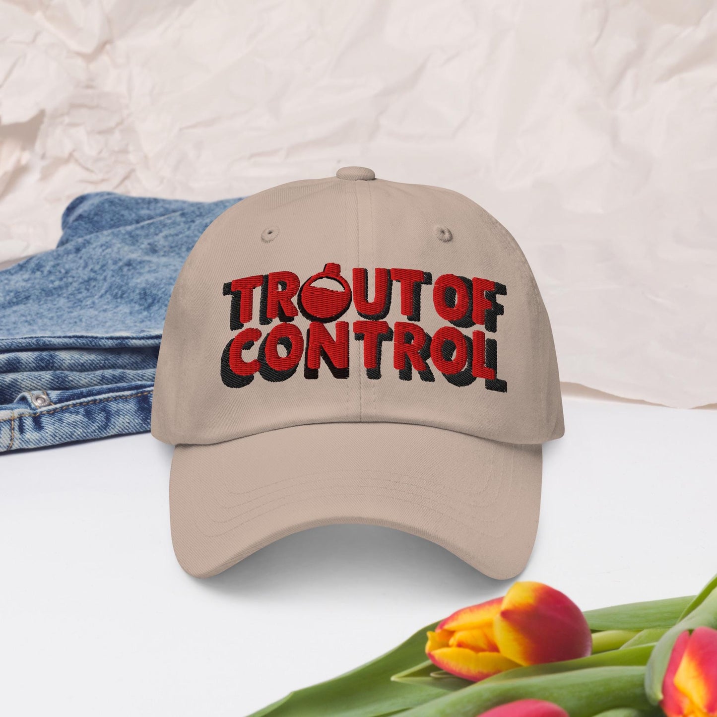 Trout of Control Fishing Cap