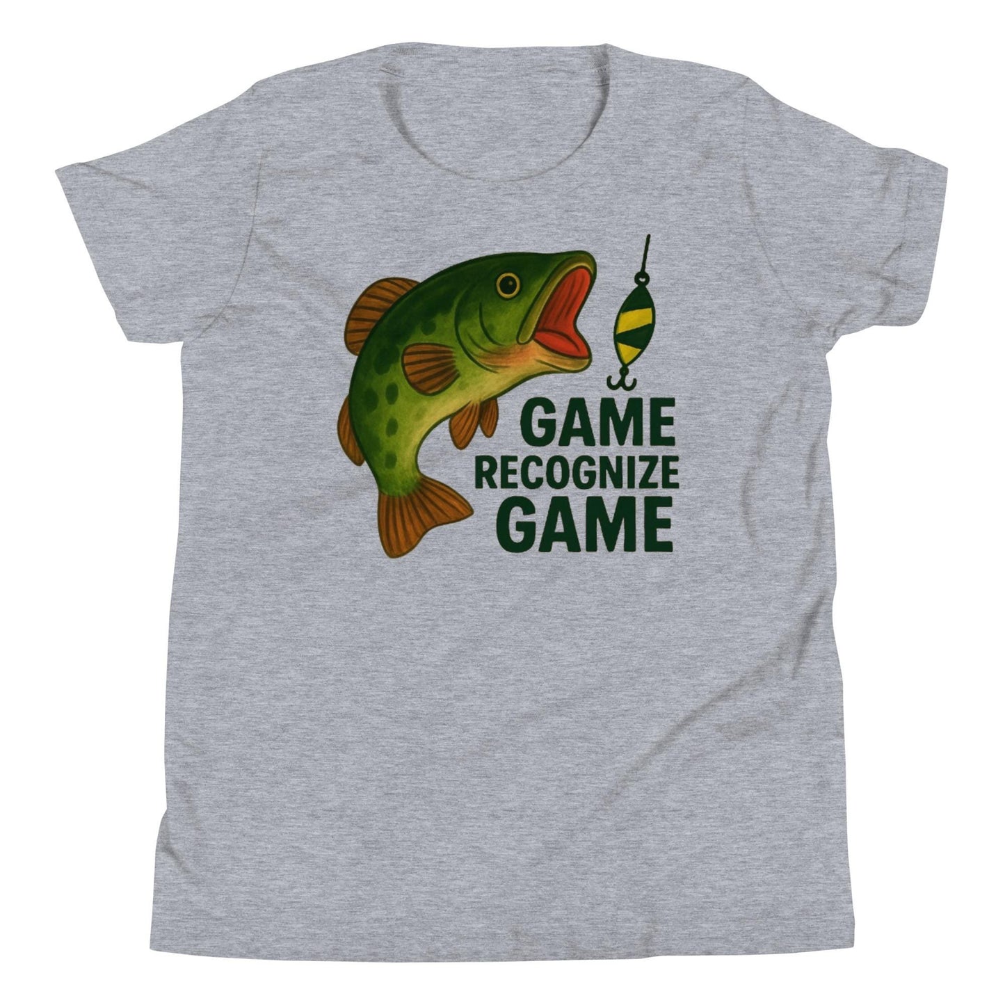 Bass Game Fishing- Youth Short Sleeve T-Shirt- A Tomás Original