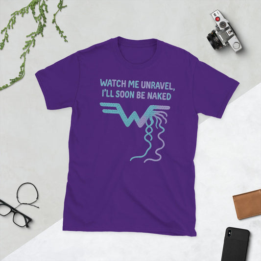 Watch Me Unravel Shirt – Weezer-Inspired Yarn Art Tee –  Alt Rock Graphic Shirt – Indie Band Fan Gift- Unisex T-Shirt