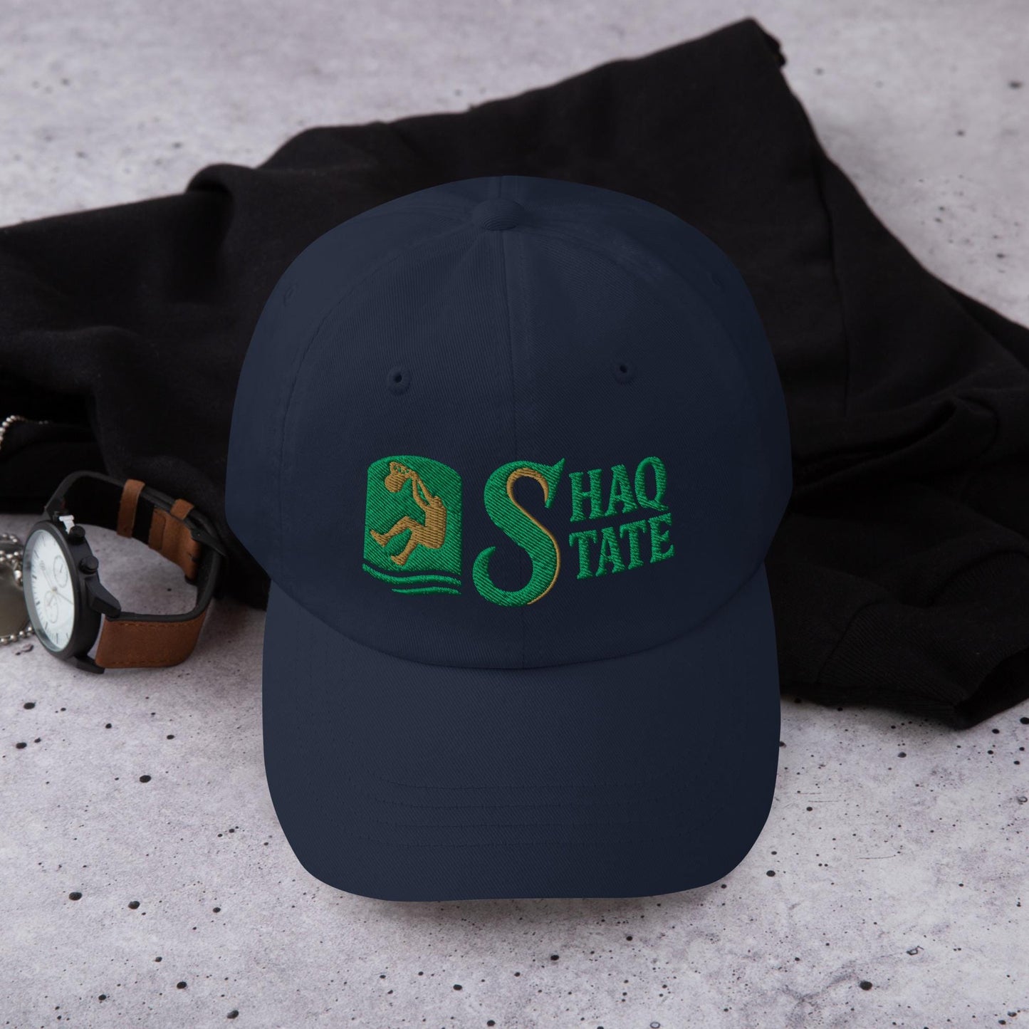 Shaq State Hat | Sacramento State Basketball NIL GM | Shaquille O&#39;Neal Hornets Horizontal Cap
