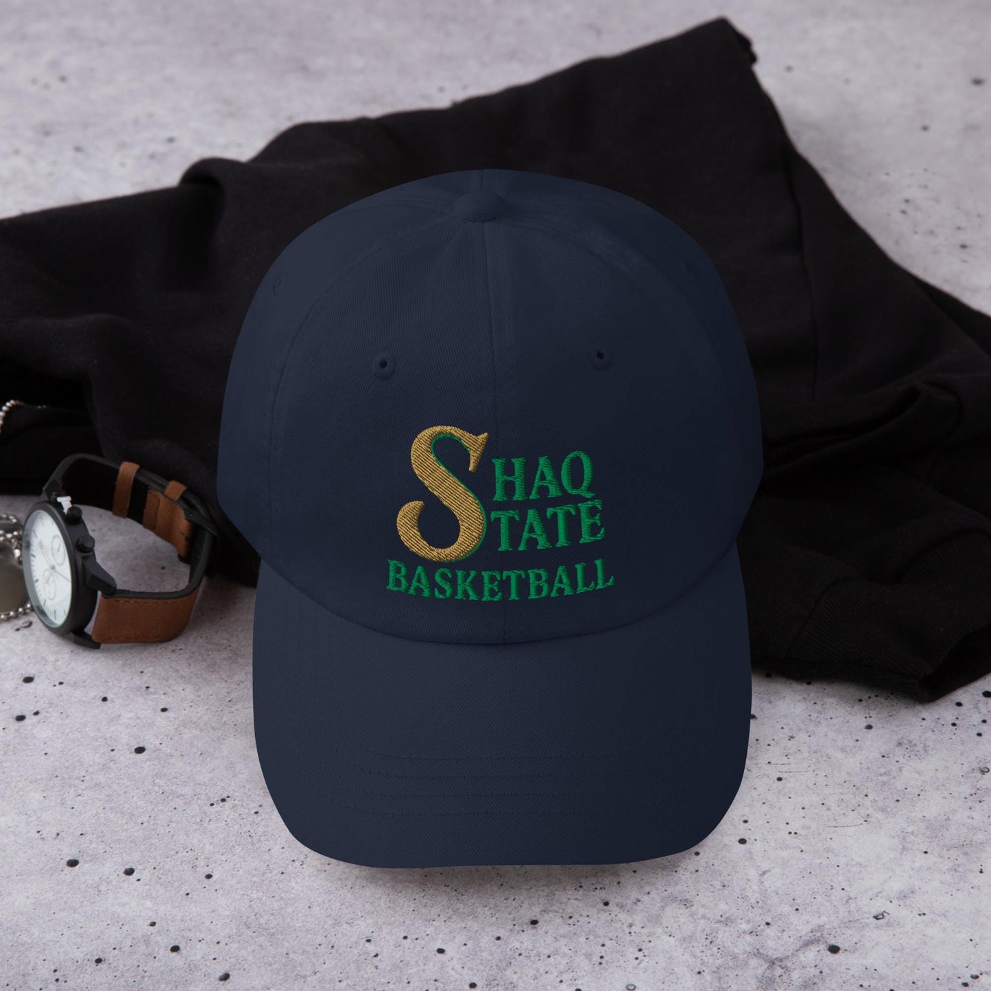 Shaq State Basketball Hat | Sacramento State Basketball NIL GM | Shaquille O&#39;Neal Hornets Horizontal Cap