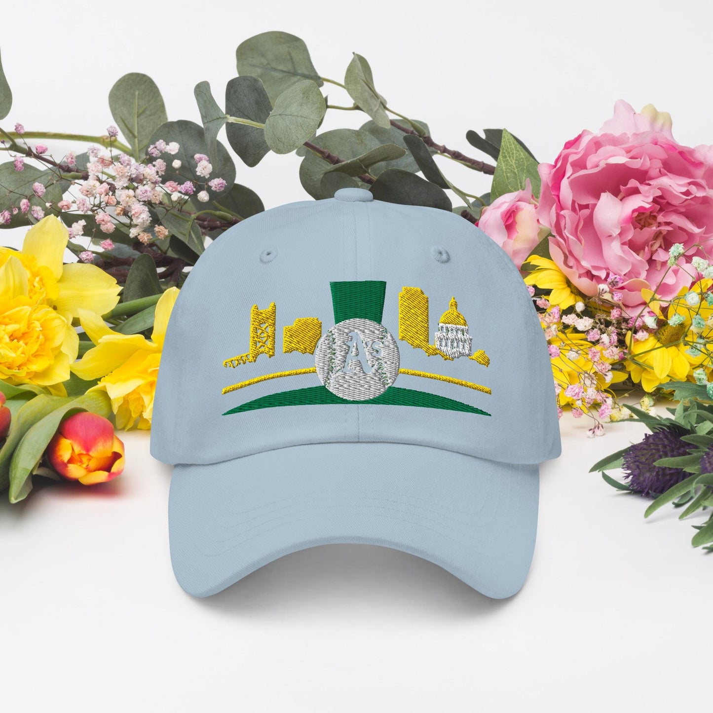 Sacramento Light the Green Skyline Cap – Sacramento A’s Baseball Cap | Casual Adjustable Hat | Vintage Style Baseball Hat