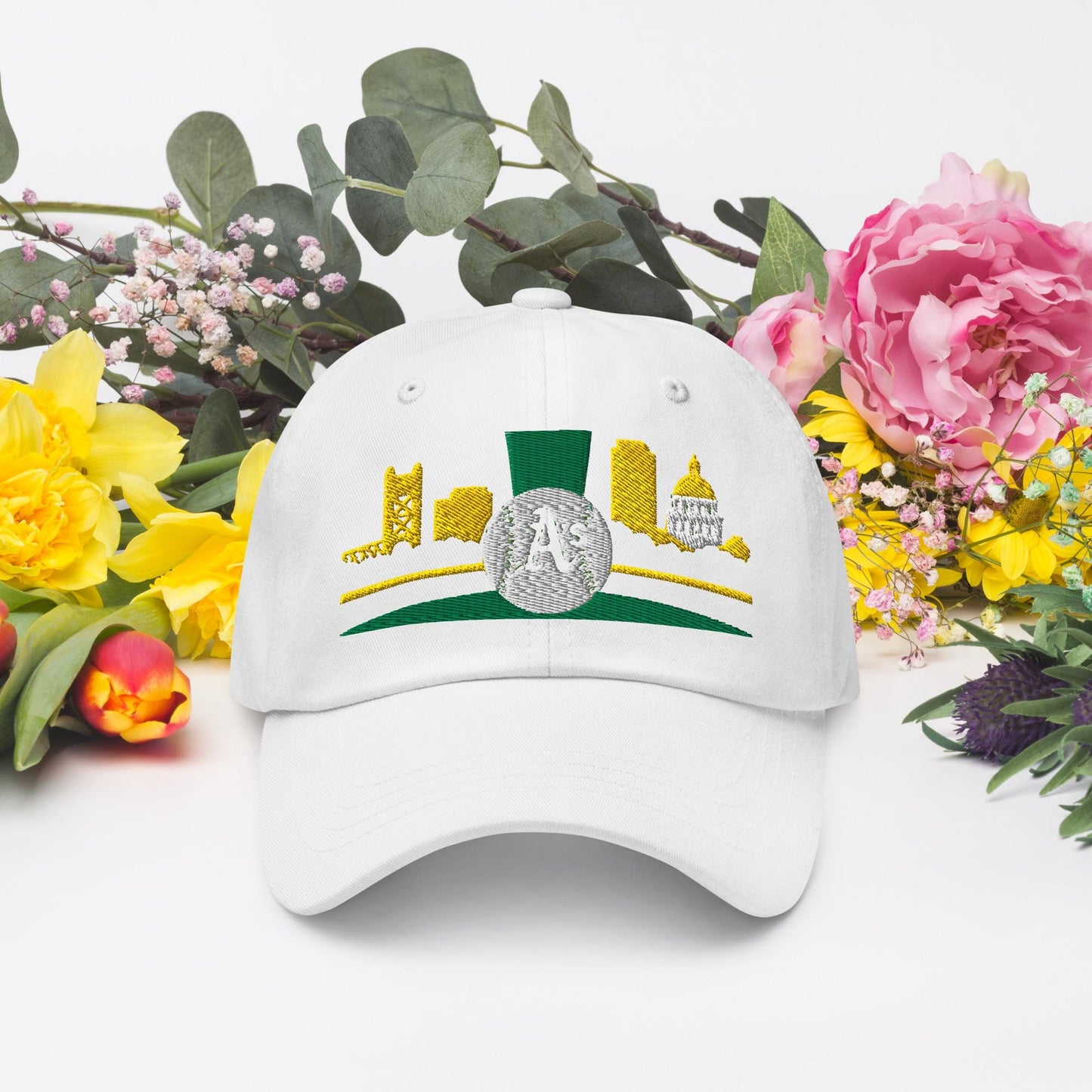 Sacramento Light the Green Skyline Cap – Sacramento A’s Baseball Cap | Casual Adjustable Hat | Vintage Style Baseball Hat