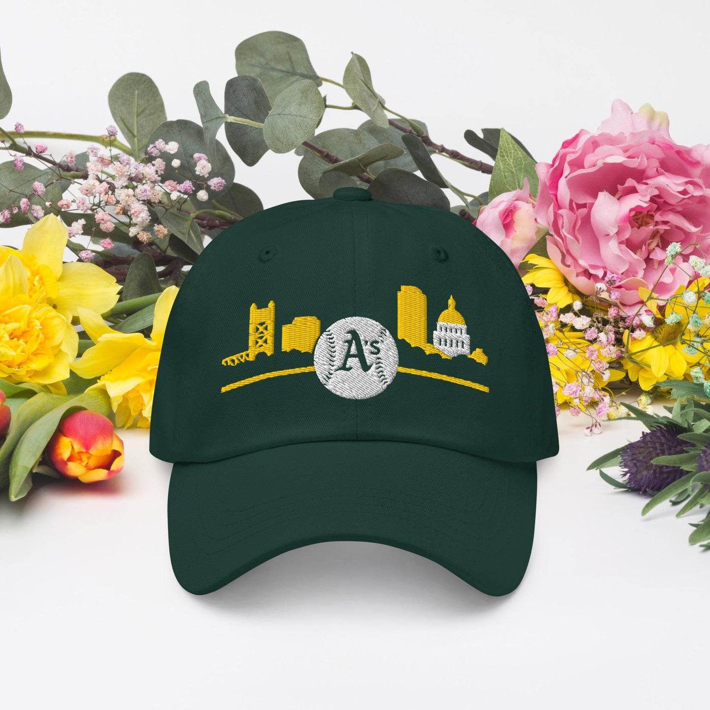 Sacramento Skyline Cap – Sacramento A’s Baseball Cap | Casual Adjustable Hat | Vintage Style Baseball Hat