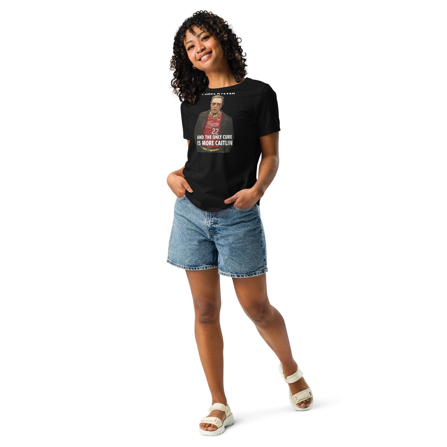 Caitlyn Clark Fever Cowbell Women&#39;s Relaxed T-Shirt