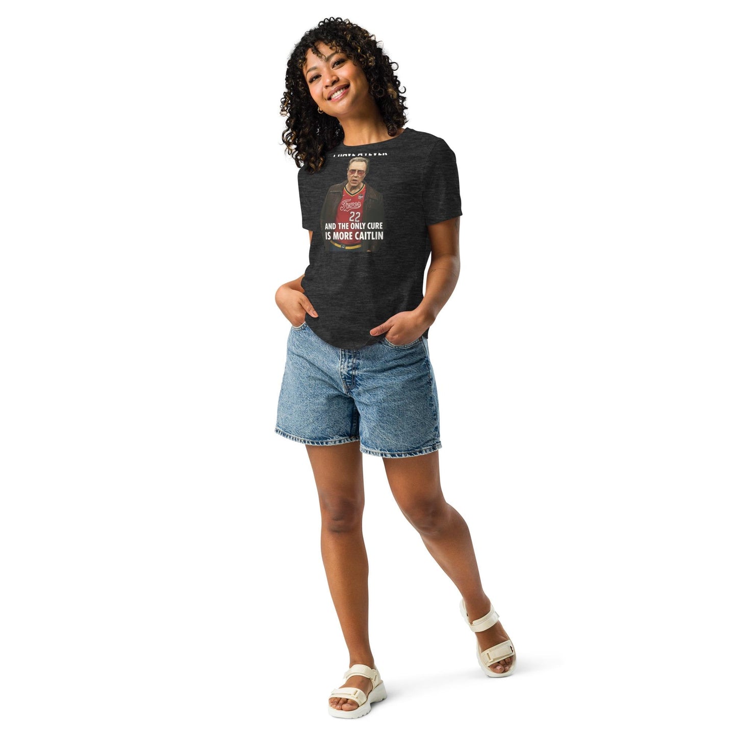 Caitlyn Clark Fever Cowbell Women&#39;s Relaxed T-Shirt