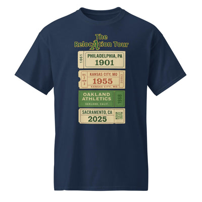 Athletics Relocation Tour Shirt – Philly to Sac to Vegas? A’s Fan Tee - DryBlend® T-Shirt