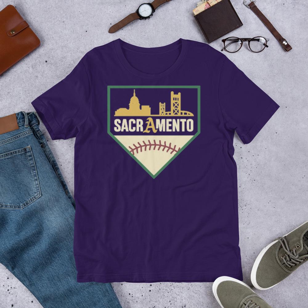 Sacramento Athletics Landmarks Unisex t-shirt