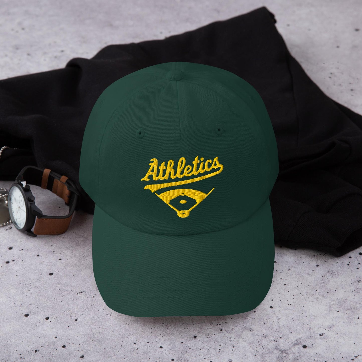 Athletics baseball cap (gold)