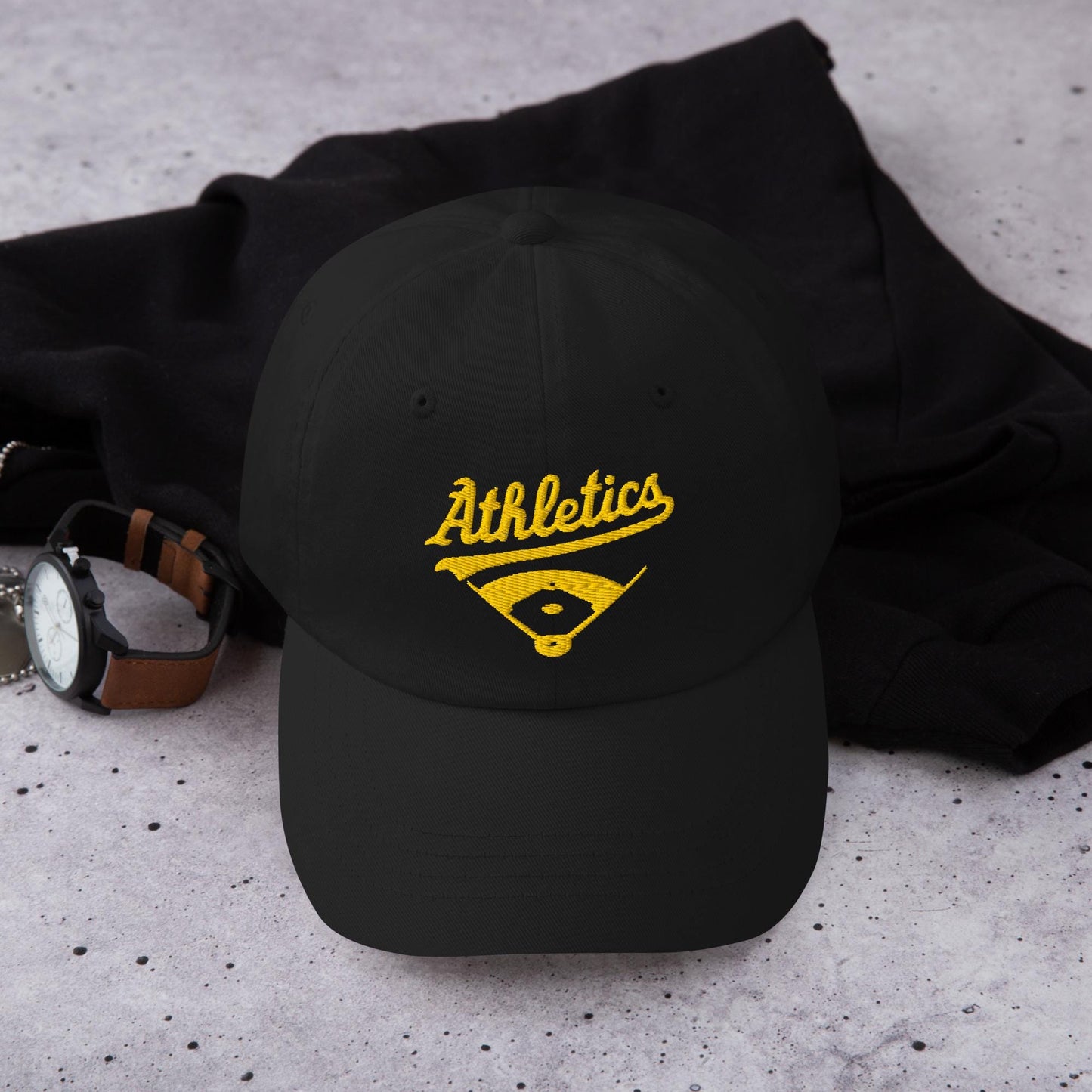Athletics baseball cap (gold)