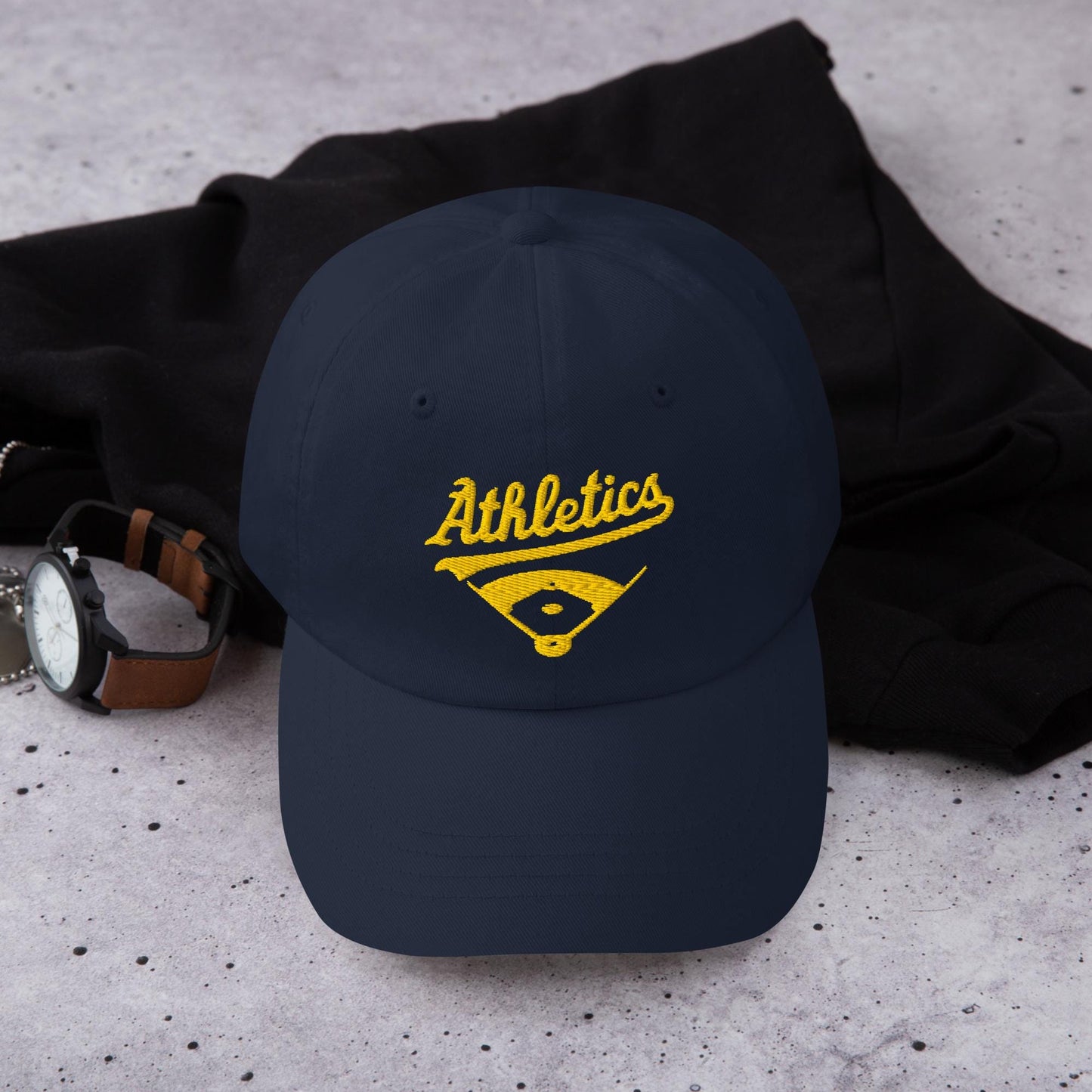 Athletics baseball cap (gold)