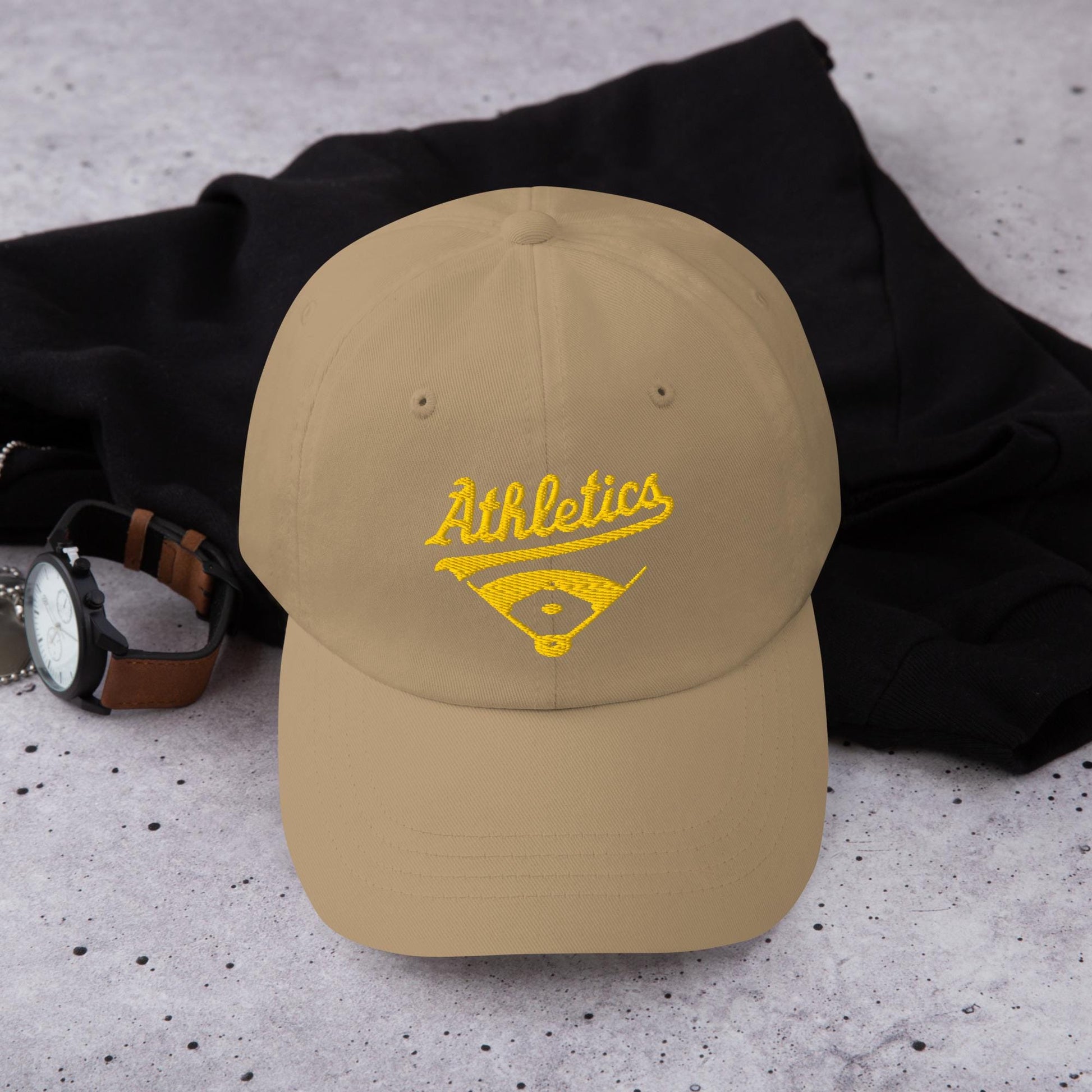 Athletics baseball cap (gold)