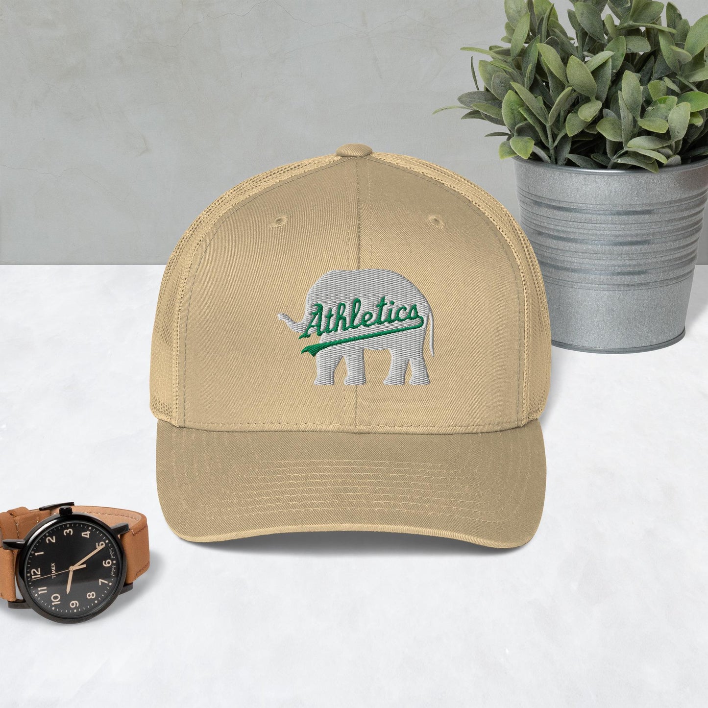 Athletics Elephant (white) Trucker Cap