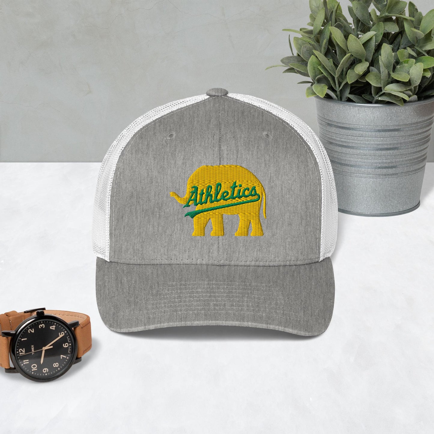 Athletics Elephant (gold) Trucker Cap