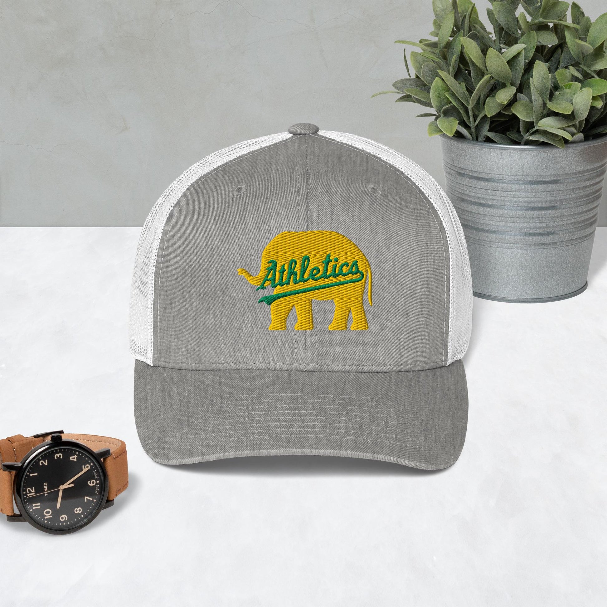 Athletics Elephant (gold) Trucker Cap