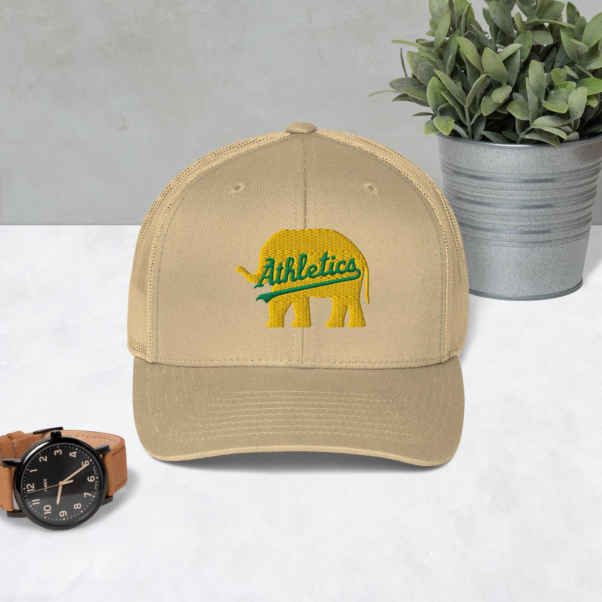 Athletics Elephant (gold) Trucker Cap