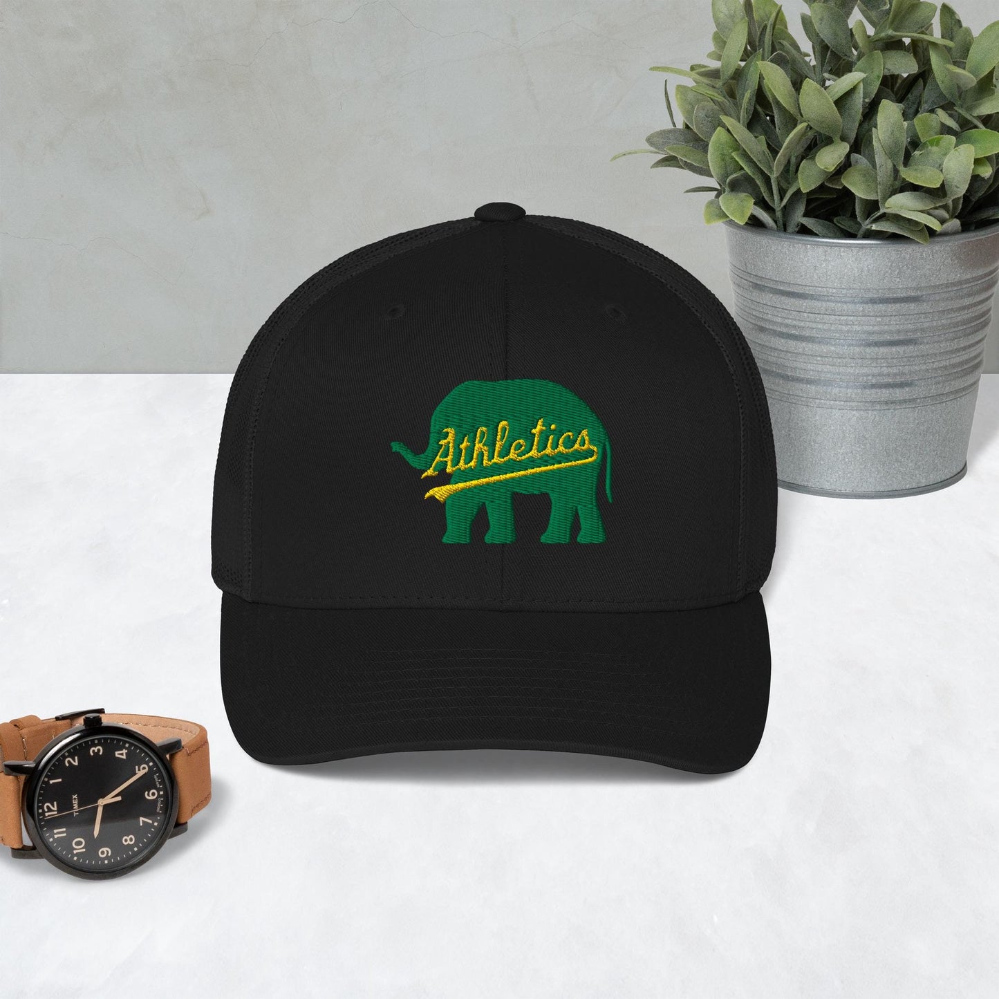 Athletics Elephant (green) Trucker Cap