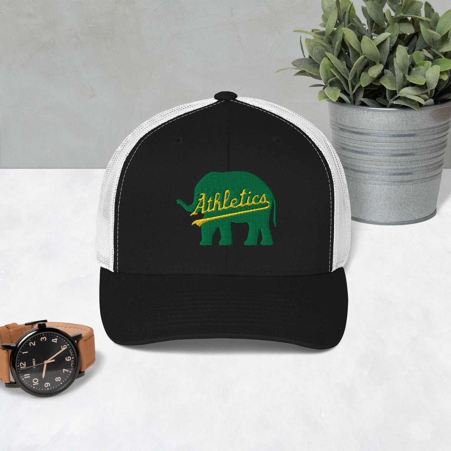 Athletics Elephant (green) Trucker Cap