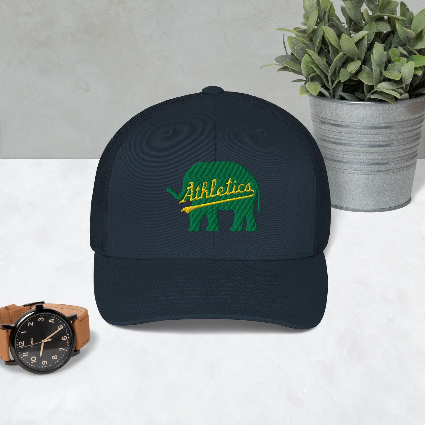 Athletics Elephant (green) Trucker Cap