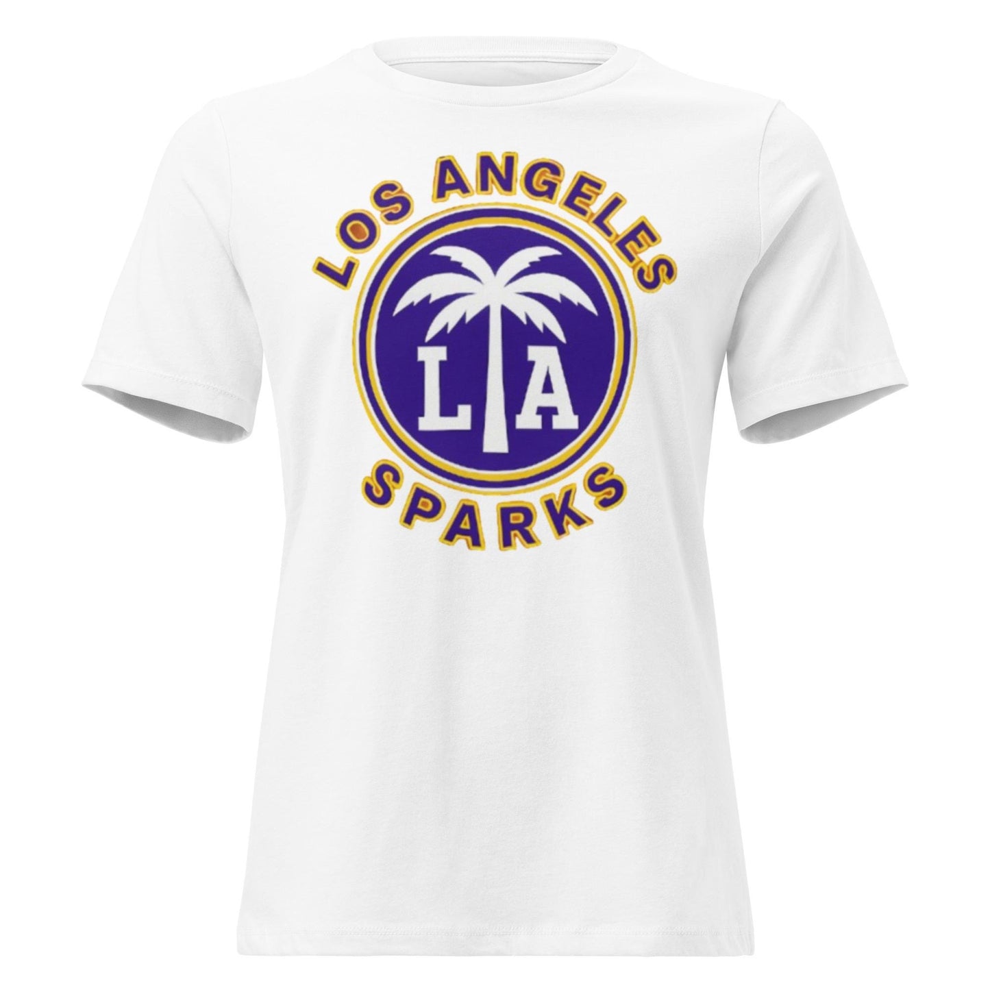 LA Vibes and Sparks Women&#39;s Relaxed T-Shirt