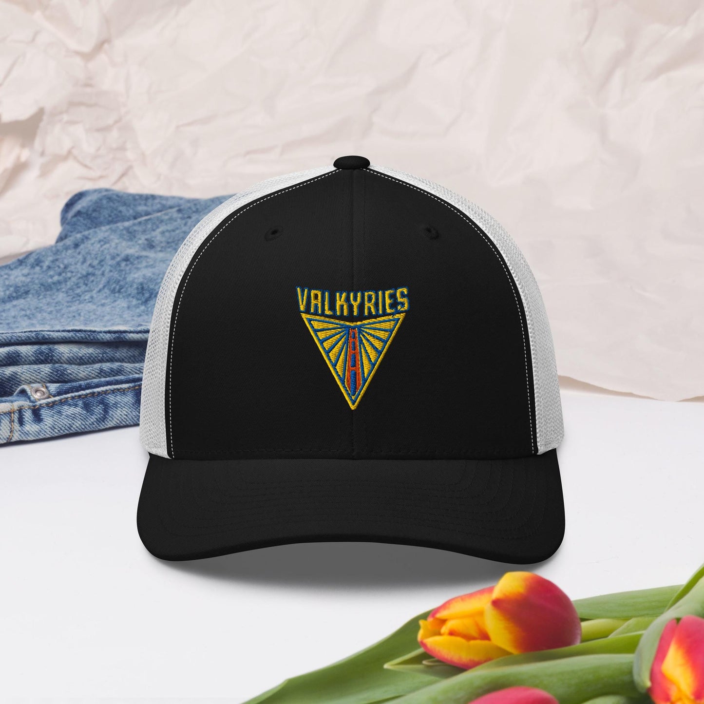 Valkyries/Warriors Golden Gate Trucker cap