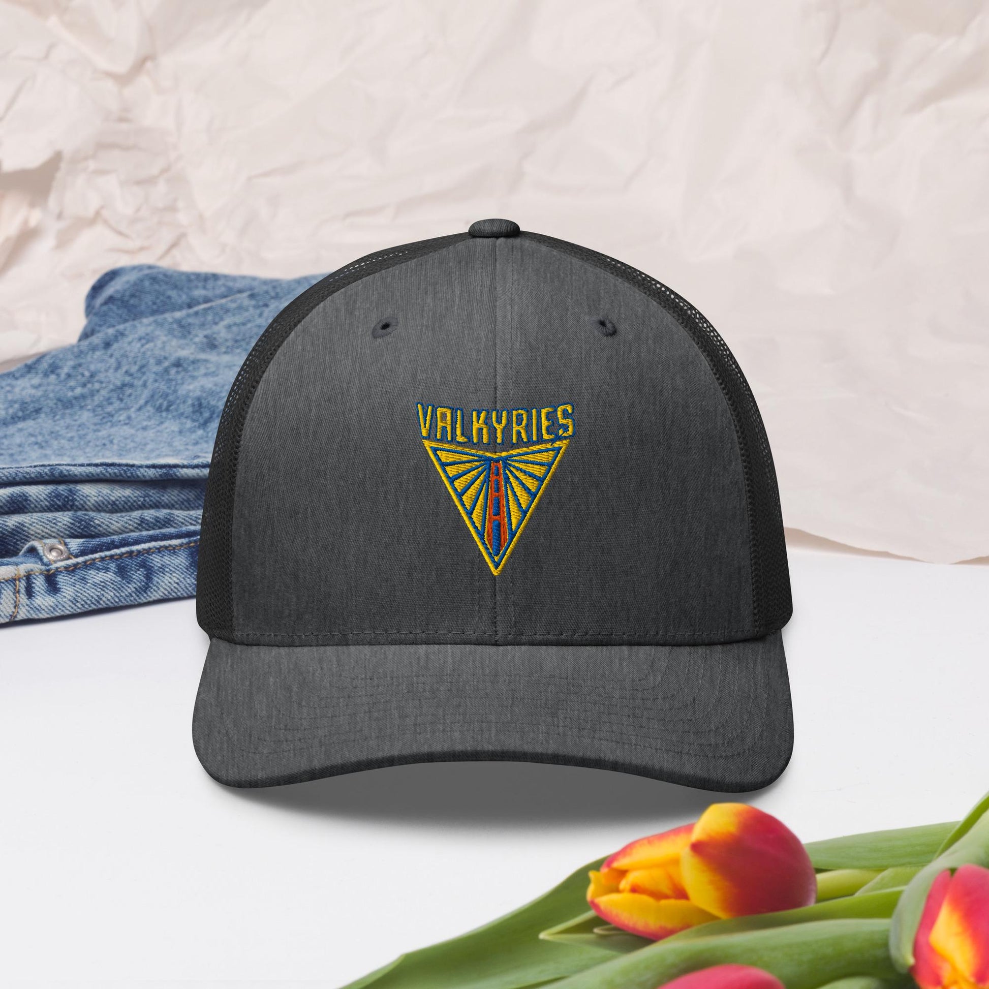 Valkyries/Warriors Golden Gate Trucker cap
