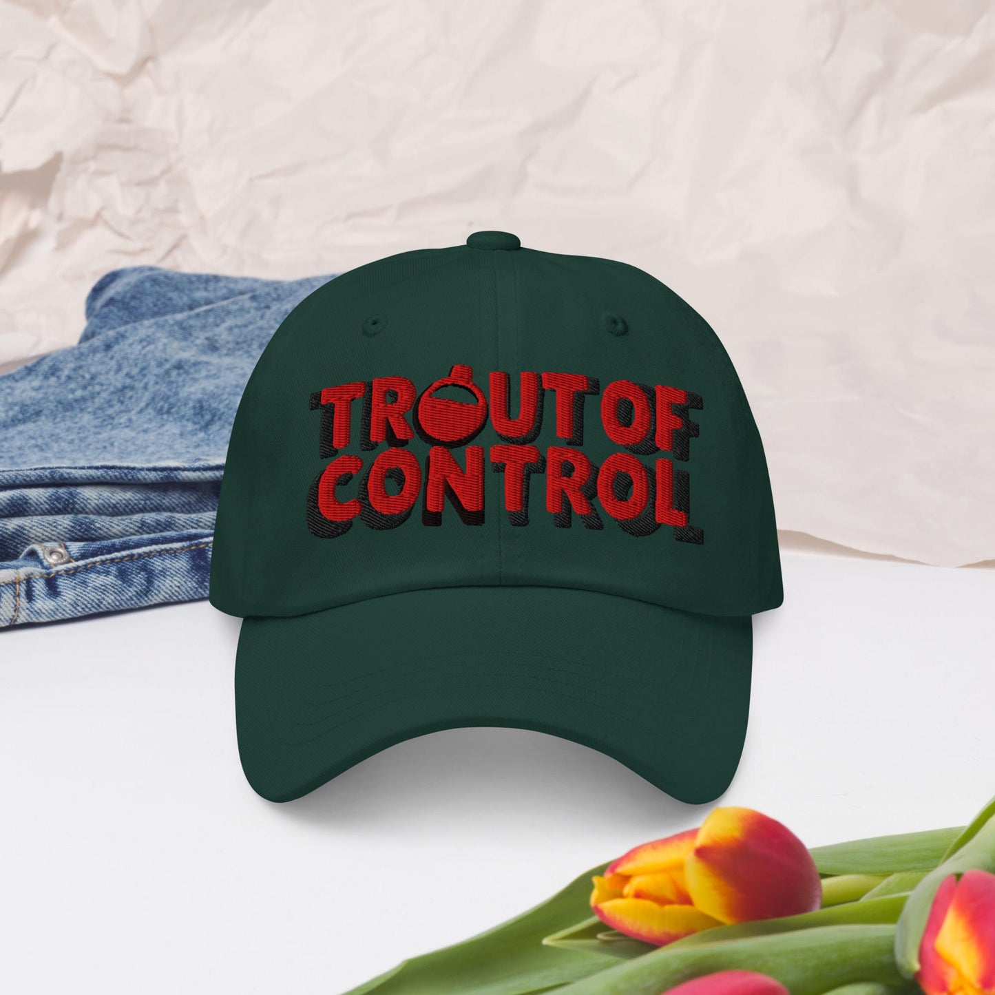 Trout of Control Fishing Cap