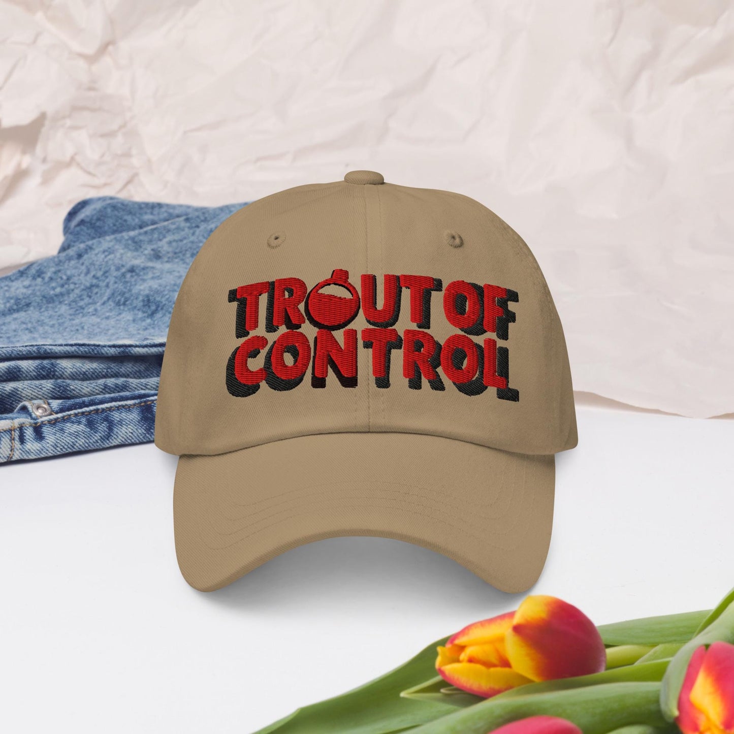 Trout of Control Fishing Cap