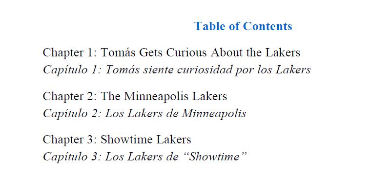 The Fan Club: Unofficial Lakers Story – Bilingual Kids Activity Book