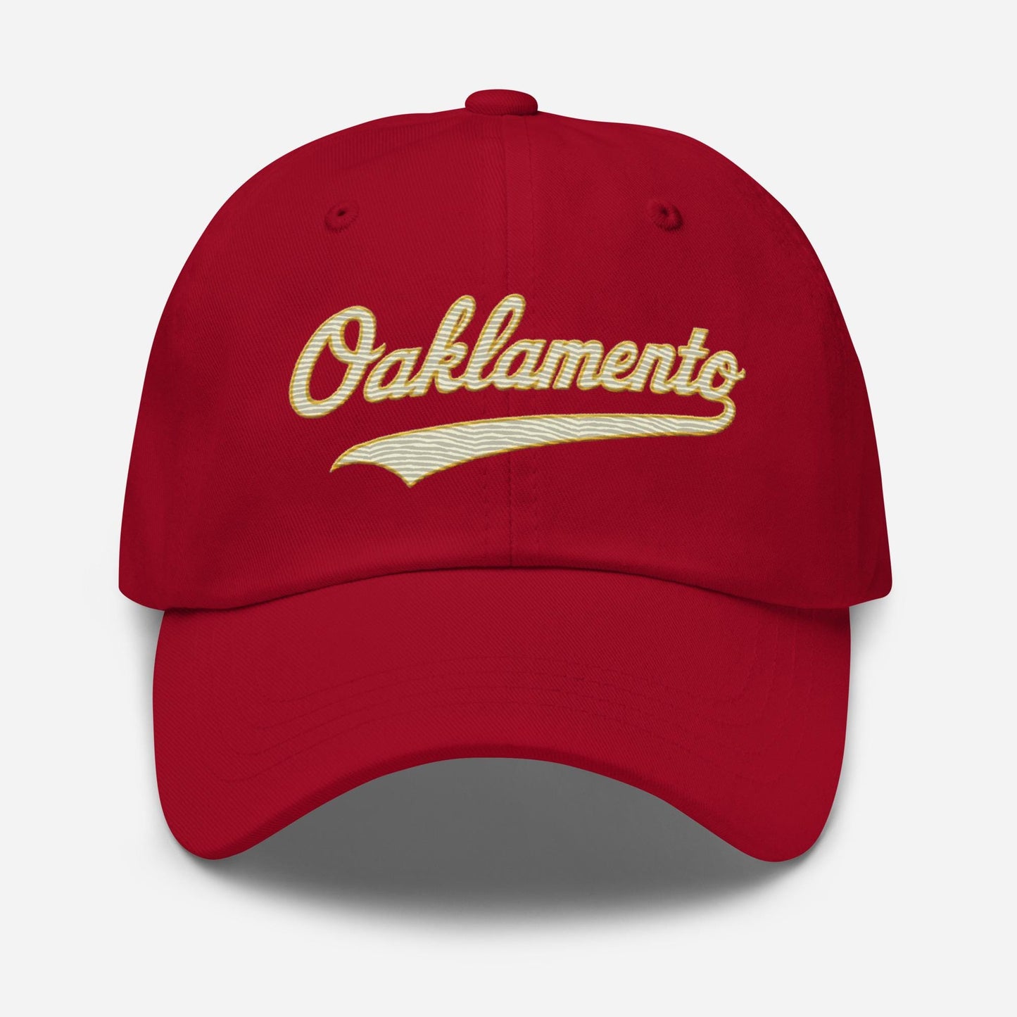 Oaklamento Hat – Embroidered Baseball Cap for A’s Fans | Oakland to Sacramento Relocation Cap