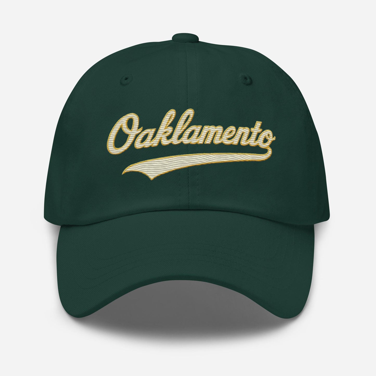 Oaklamento Hat – Embroidered Baseball Cap for A’s Fans | Oakland to Sacramento Relocation Cap