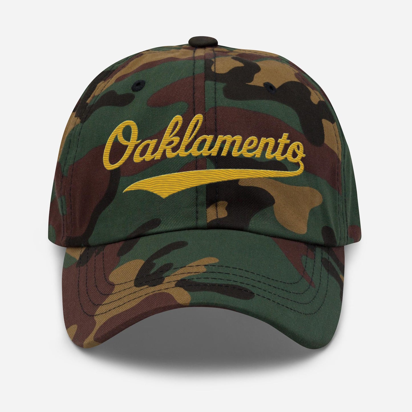 Oaklamento Hat – Embroidered Baseball Cap for A’s Fans | Oakland to Sacramento Relocation Cap