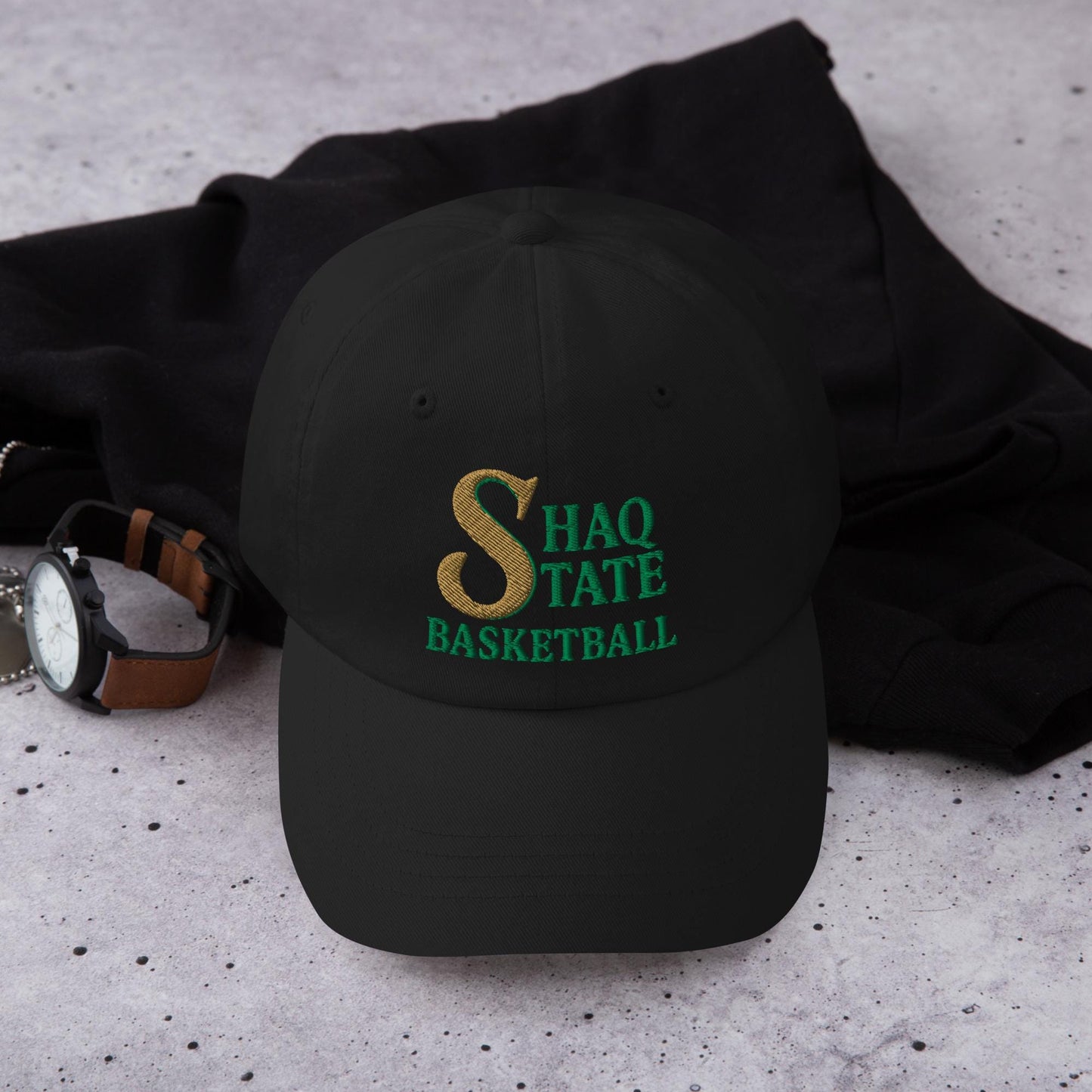 Shaq State Basketball Hat | Sacramento State Basketball NIL GM | Shaquille O&#39;Neal Hornets Horizontal Cap