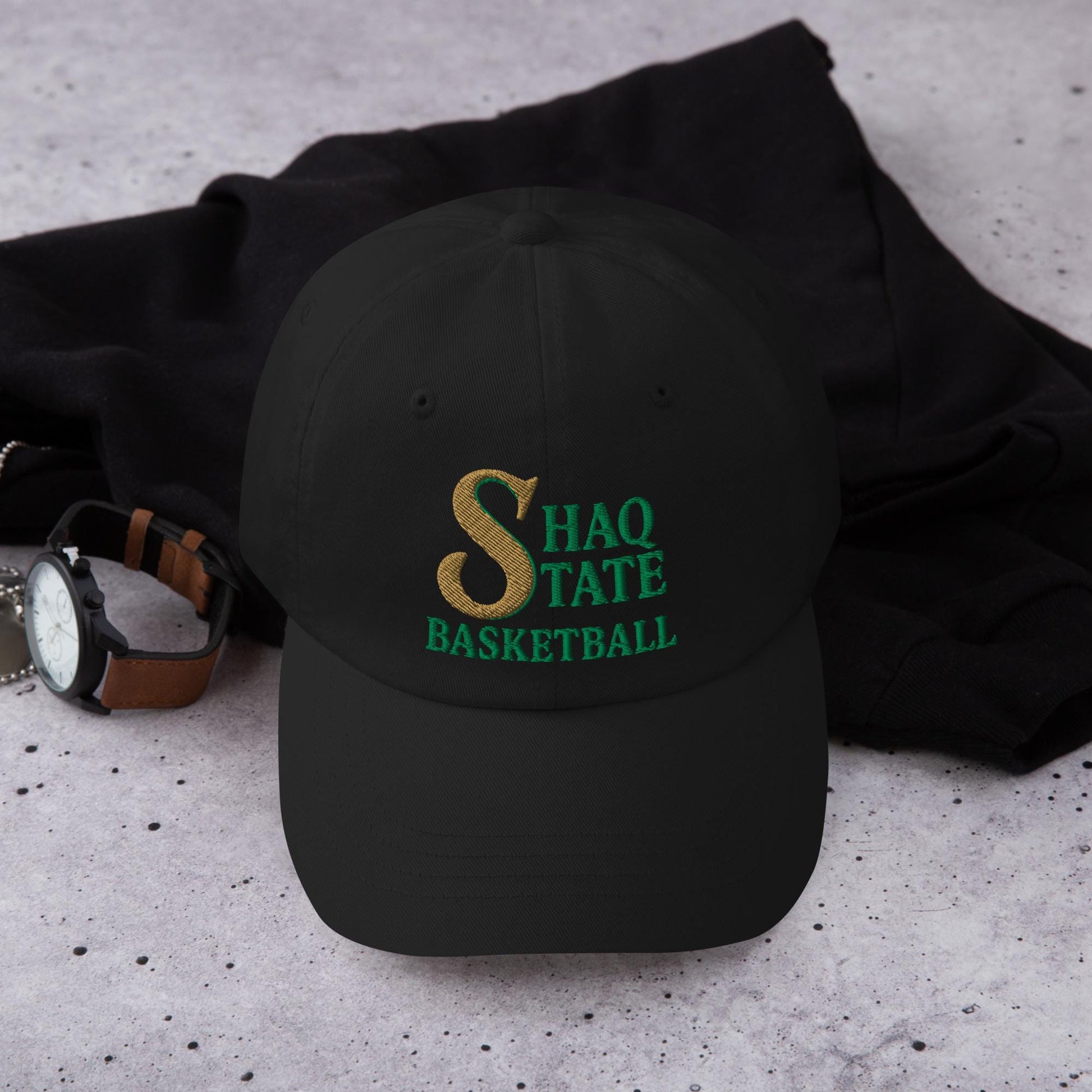 Shaq State Basketball Hat | Sacramento State Basketball NIL GM | Shaquille O&#39;Neal Hornets Horizontal Cap