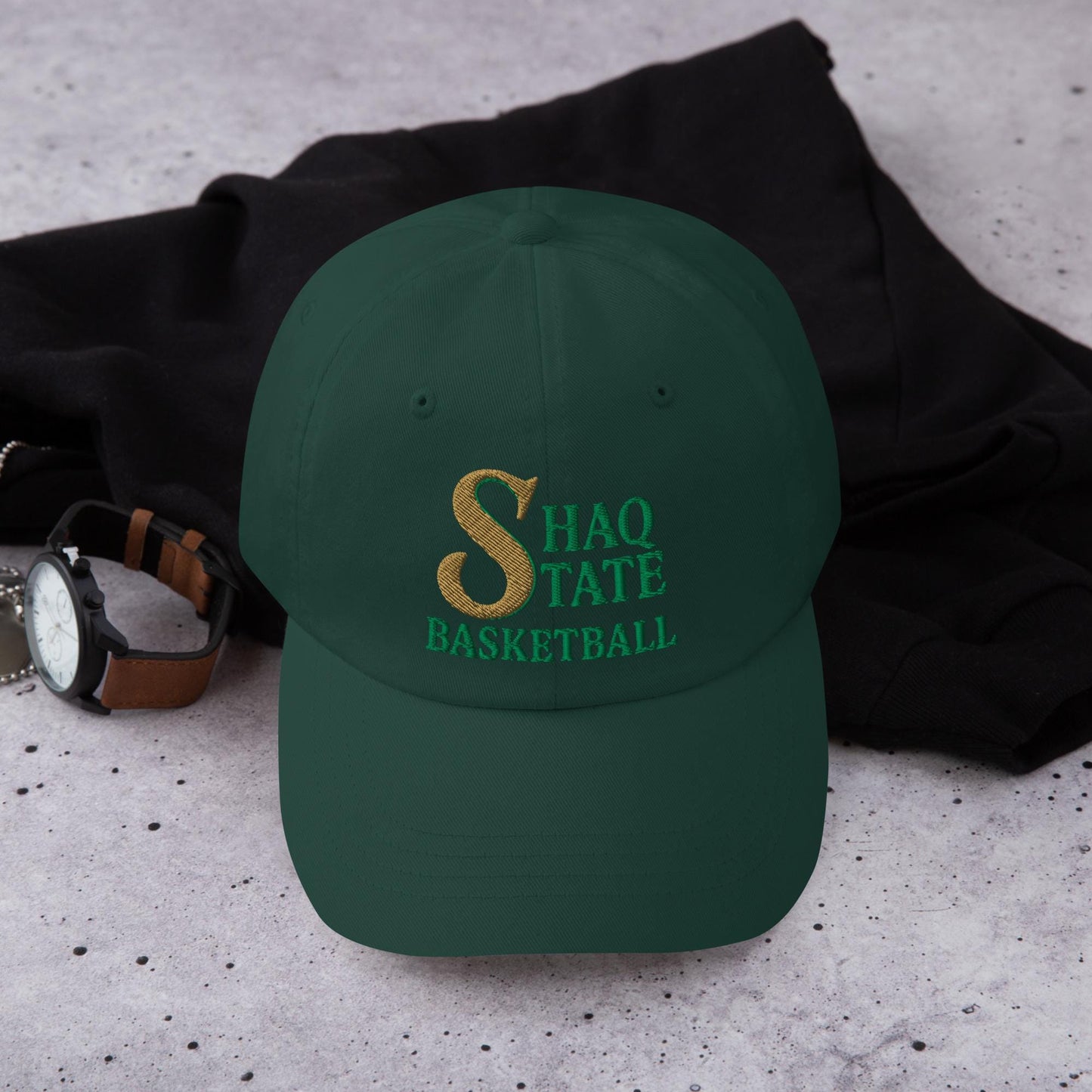 Shaq State Basketball Hat | Sacramento State Basketball NIL GM | Shaquille O&#39;Neal Hornets Horizontal Cap